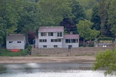 house, river low (telephoto)