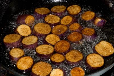 eggplant frying