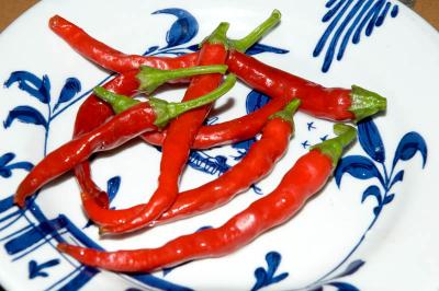 cayenne chili peppers
