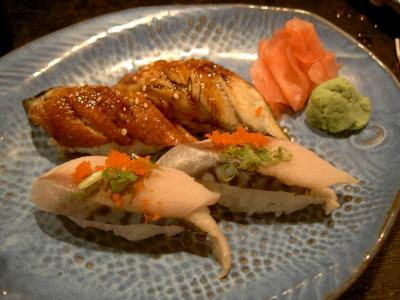 mackerel and eel @ sono sushi
