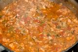 salmon (leftover grilled) tomato caper pasta sauce