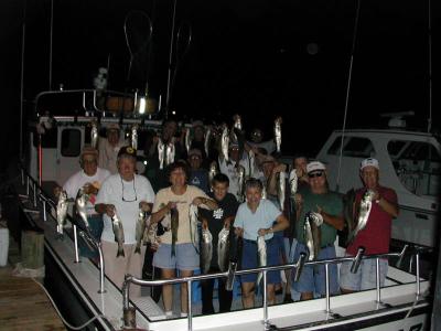 17  PSG Comm. members caught 33 Rock 18 to 25 trolling  aboard the Drizzle Bar in 4 hrs.