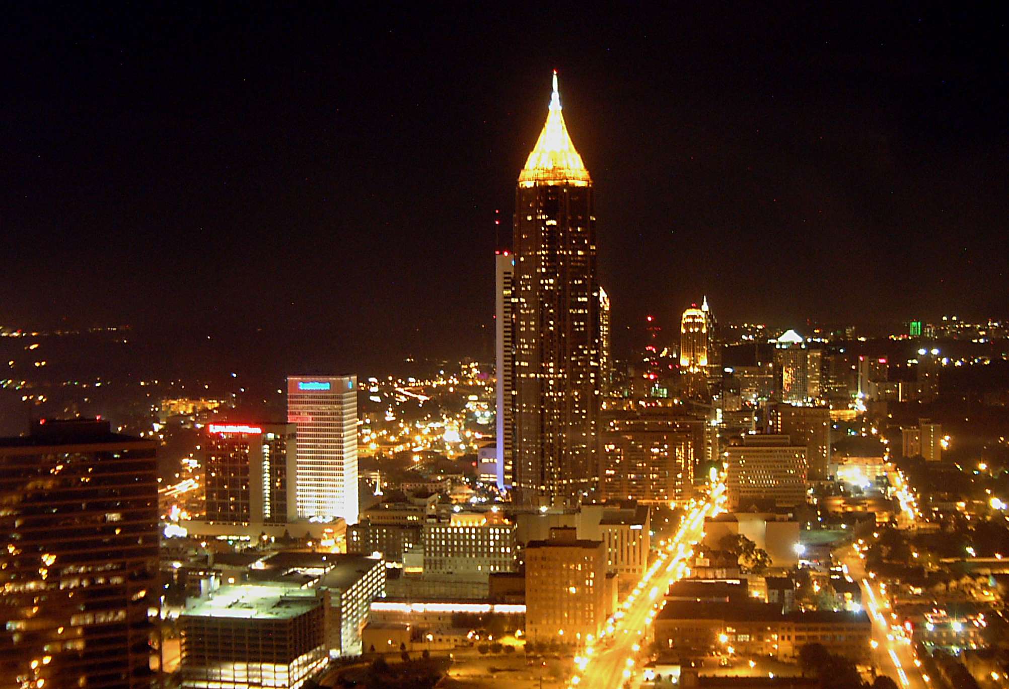 Atlanta at night