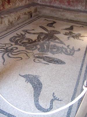 Mosaic Floor - Women's Bath