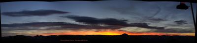 Sierra Buttes Sunrise Panorama 08 Oct 04