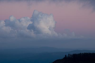 Storm clearing twilight and Fir Cap