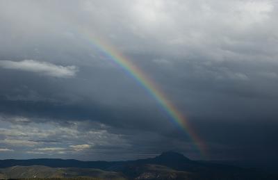 Rainbow over the Buttes 26Sept05