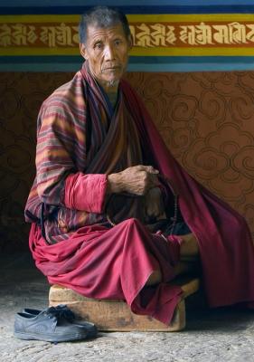 Punakha Dzong Monk