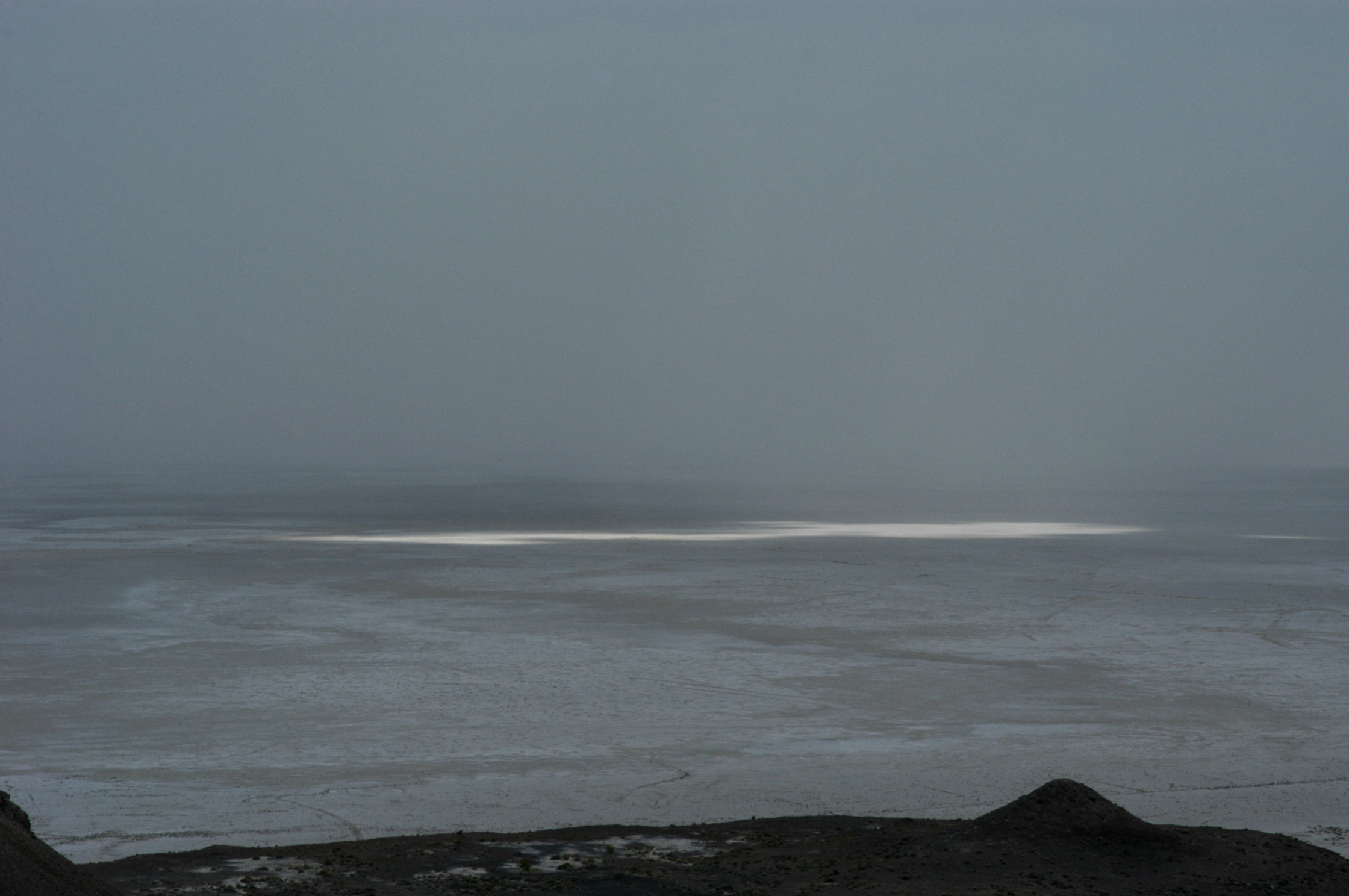 Salt cloud closing in with a fierce wind