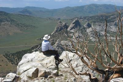 Your photographer soaking up the view