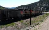Westbound coal train