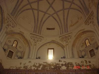 Interior of mausoleum