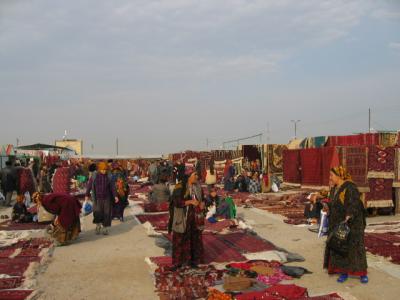 View of carpet market