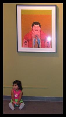 alina at the gallery