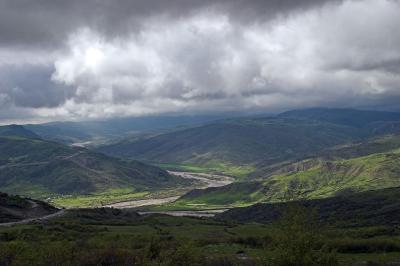 View over the mountain