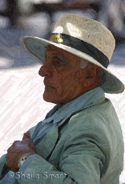 Man in hat 