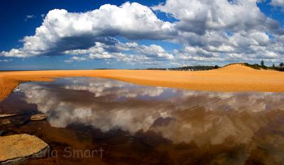 Narrabeen panorama with great sky