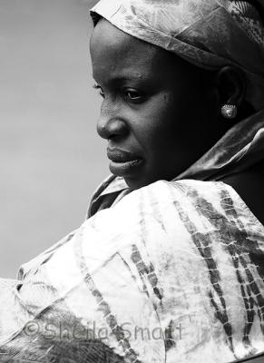 African lady at Quay