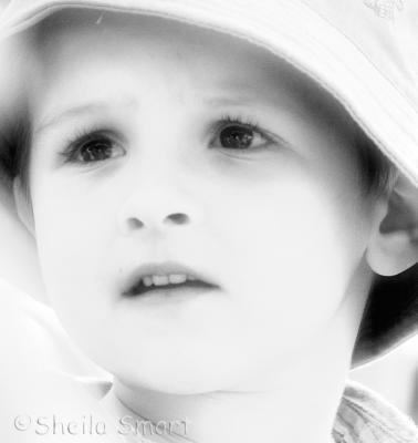 Little boy on ferry