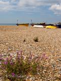 Boats with flowers at Worthing