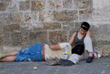 Lovers near the Seine