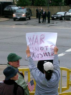 war is not the answer