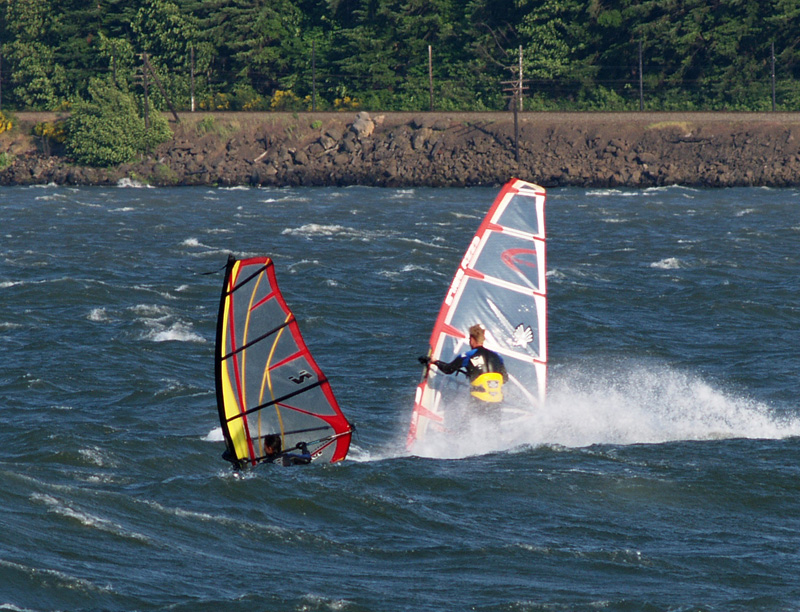 Windsurfing at the Hatchery