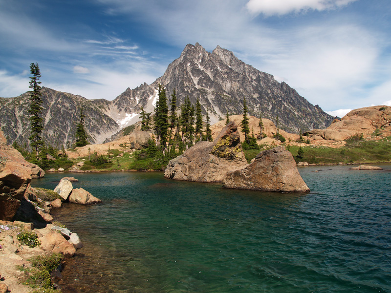 Mt Stuart from Ingalls Lake