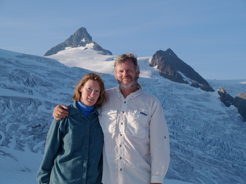 Jeff and Cindy on Sulphide Glacier