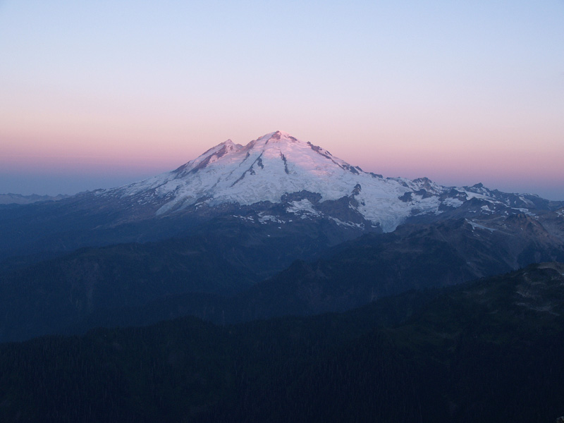 Mt Baker at sunrise