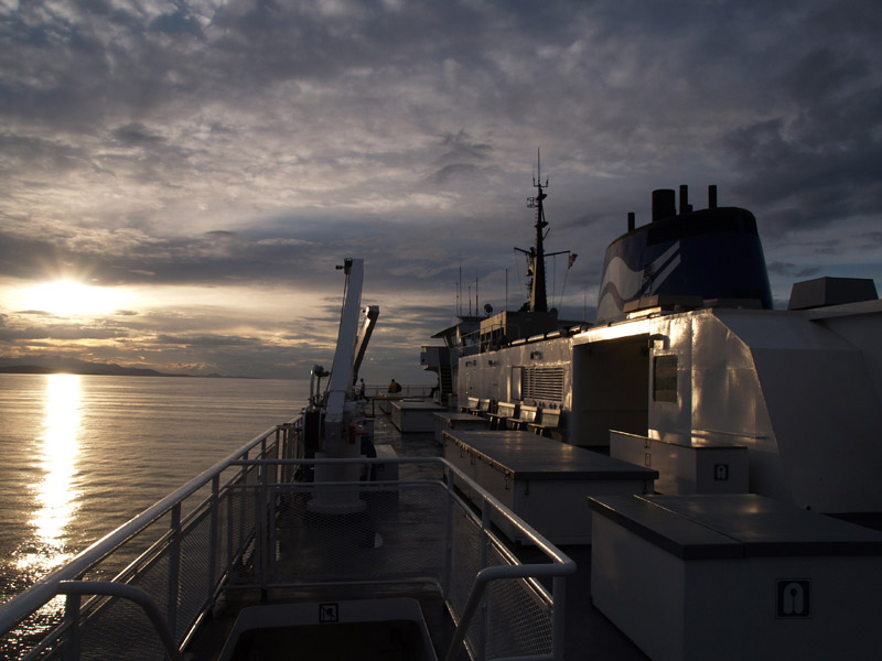 Sunset from BC ferry