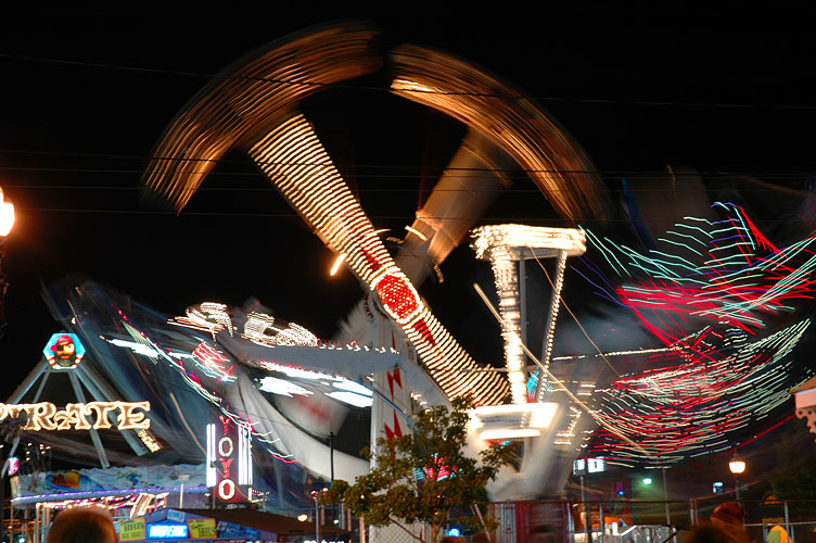 Amusement Park at Night
