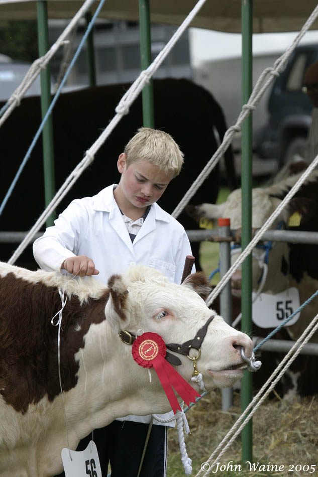 Looking after the prizewinner