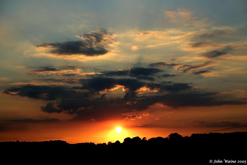 20050823 Sundown, Moonrise