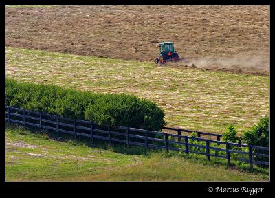 Tractor in Field