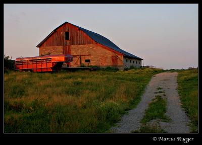 Barn and Trailer