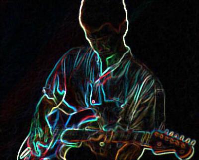 Glowing edges (standard Photoshop)