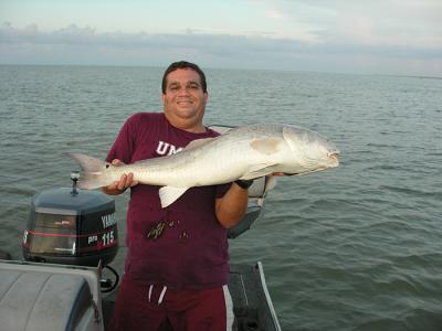 Keith's 21 lbs. - 37 in.  Bull Red