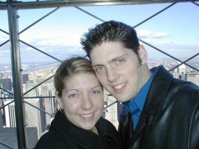 Me and Stacy at The Top of Empire State Building