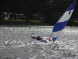 Dad Sailing on His Lake in Sunrise, FL