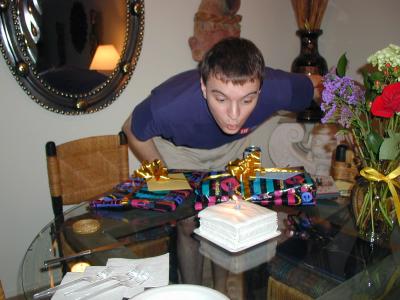 Blowing out the Candle - August 27, 2005