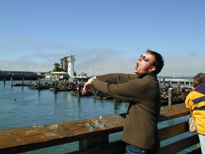 Ted as a Sea Lion (10/7/05)