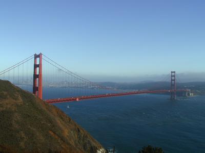 Golden Gate Bridge from the Marin Headlands (10/7/05)