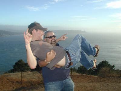 Brian Gives Coop a Lift ... (10/7/05)