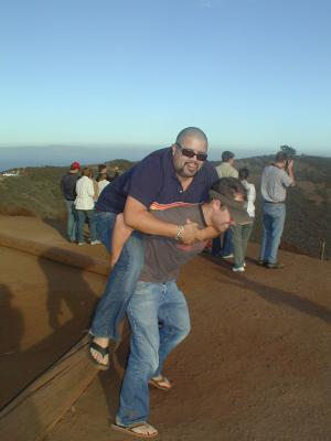 Then Coop Gives Brian a Carry (10/7/05)