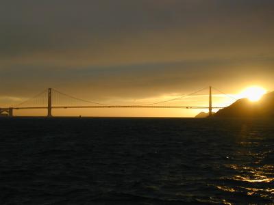 Golden Gate Bridge at Sunset (10/7/05)