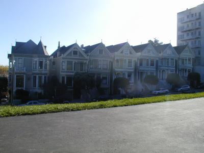 Homes in Alamo Square that Survived the 1906 Fire (10/8/05)