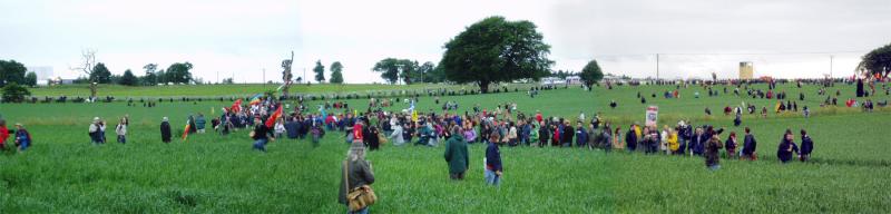 G8 Protest March in Gleneagles