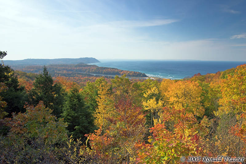 North Bar Lake and Lake Michigan