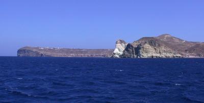 Looking Along the South Coast, Santorini (Thira)